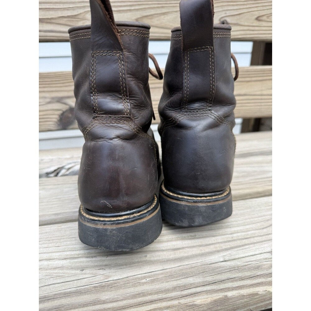 Cody James Kiltie Leather Comp Toe Work Boot Men's Size 12D Square Toe Lace Up - Picture 6 of 9